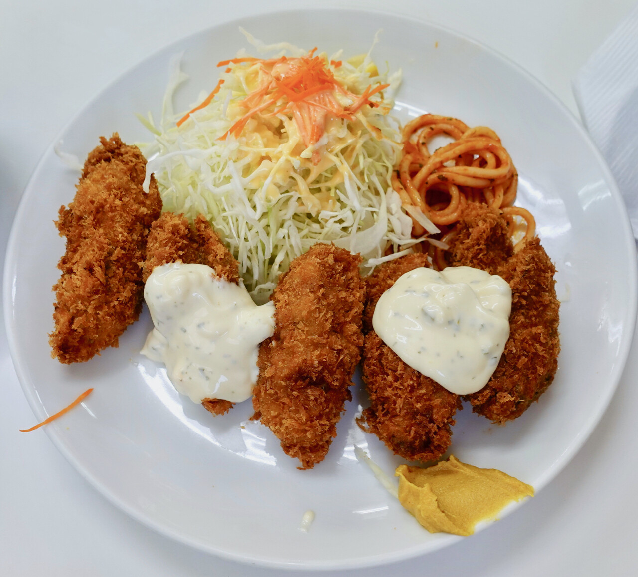 レストランベア本店 東上野二丁目 カキフライの季節到来 Journaux 出挙 親力親為