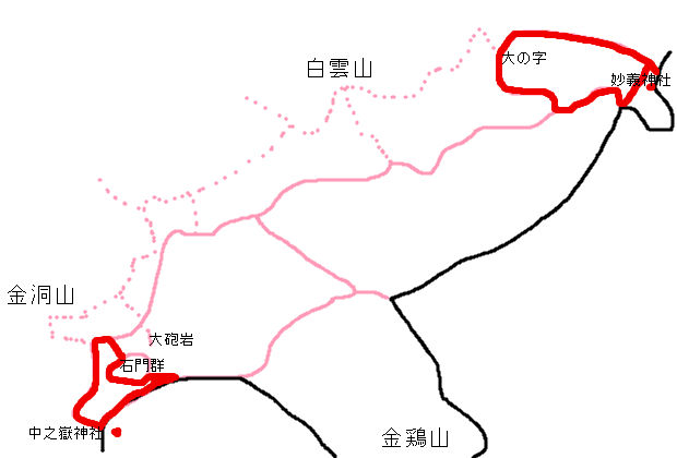 妙義山 大の字コース編 12 4 30 頂屋 Tsukuba Trekking Team