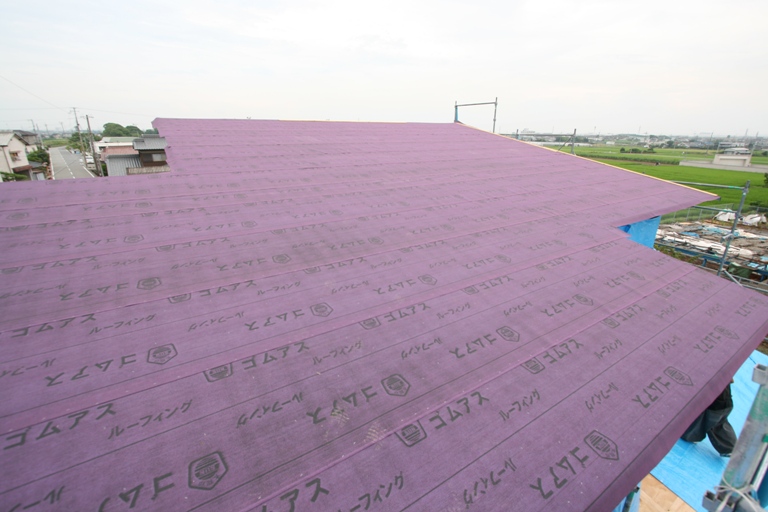 ゴムアスファルトルーフィング 板井敏建築設計室のブログ