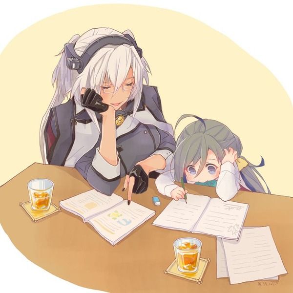 【艦これ】勉強を教えてくれる武蔵さん　他なごみネタ