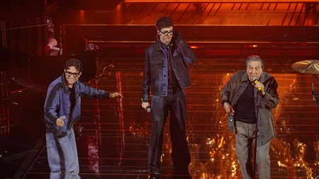 LDA e AKA 7even con Tullio De Piscopo