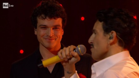 Leo Gassmann con Aiello