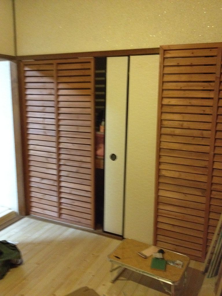 押入れルーバー引き戸 Ittaraのoutdoor日誌 本日天気晴朗なれど