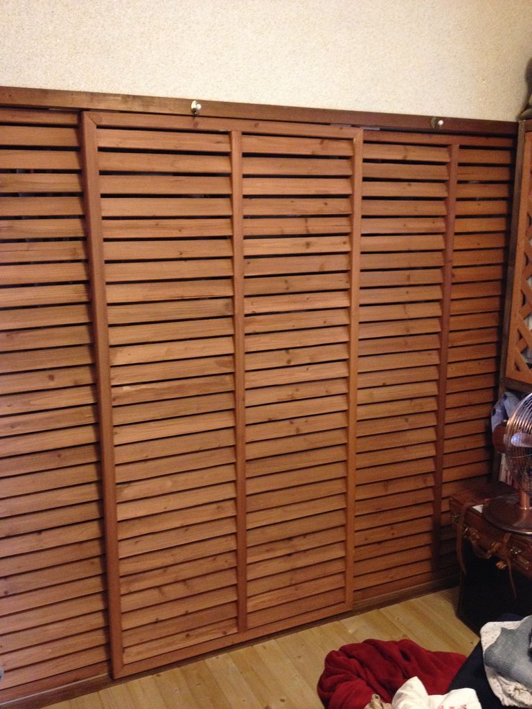 押入れルーバー引き戸 Ittaraのoutdoor日誌 本日天気晴朗なれど