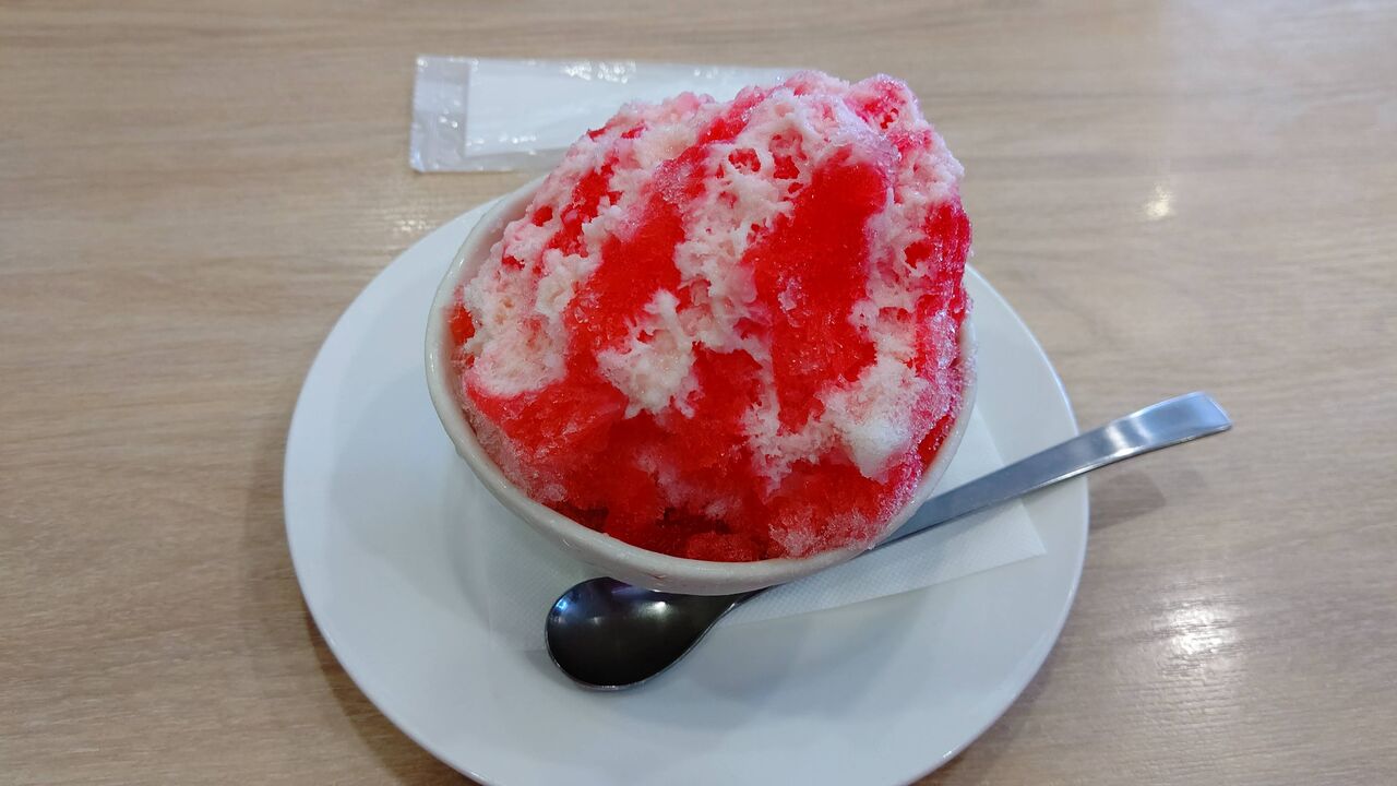 ガスト かき氷いちごミルク Itienのべつばらblog