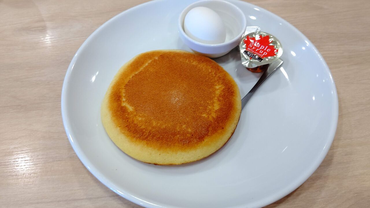ガスト 洋食モーニング パンケーキ ゆで卵セット Itienのべつばらblog ガスト 洋食モーニング パンケーキ ゆで卵セット Itienのべつばらblog
