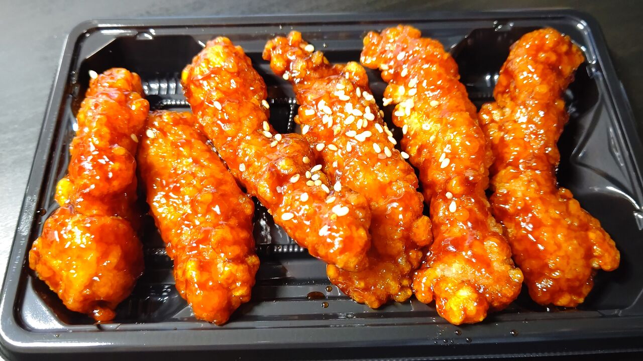 イオン 骨なしスティックチキン 甘辛 Itienenのごは んblog