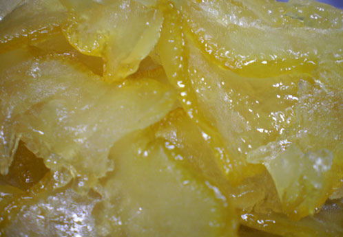 爽やかな 鬼柚子ピール 夢の花咲かせて