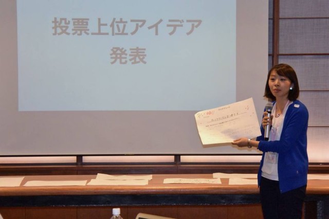 1分間プレゼンの様子。