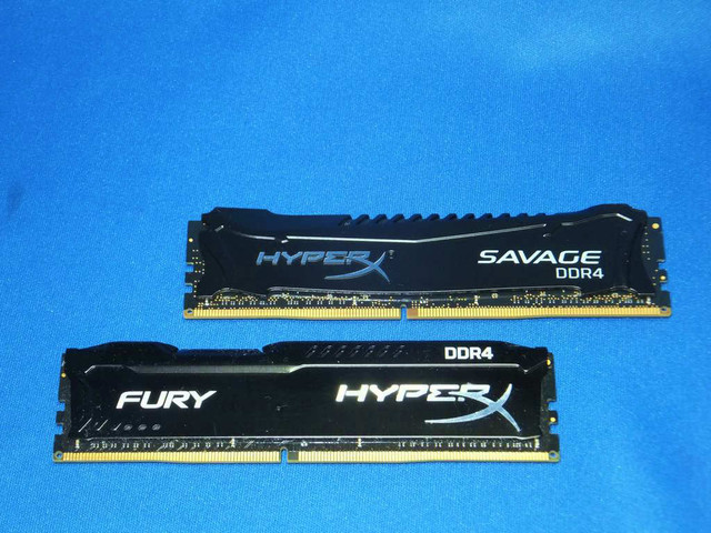 上がSAVAGEで下がFURY。微妙にデザインが違うのがわかるだろう。