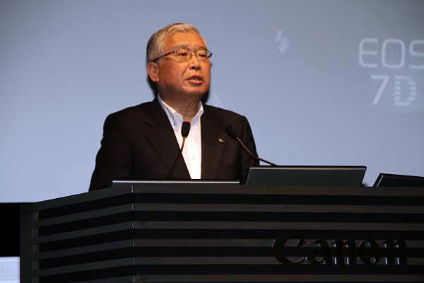 キヤノンマーケティングジャパン株式会社代表取締役社長川崎正己氏