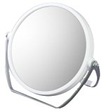10倍拡大鏡付 両面スタンドミラー ホワイト YL-1500