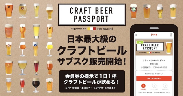 「CRAFT BEER PASSPORT Supported by Tap Marché」