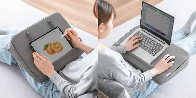 OIWAI 膝上テーブル ノートパソコンデスク 角度/高さ調節可能 マウスバッド OIWAI 膝上テーブル ノートパソコンデスク 角度/高さ調節可能