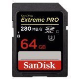 Sandisk SDXC Extreme PRO UHS-II 64GB R 280MB/s W 250MB/s サンディスク 海外パッケージ品