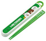 食洗機対応 スライド式箸 箸箱セット 16.5cm LINE FRIENDS ライン フレンズ