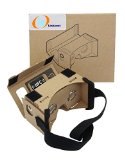 Linkcool Google Cardboard(グーグル・カードボード)3Dメガネ 3d Vrメガネ 組み立て式 NFCタグとベルト付き