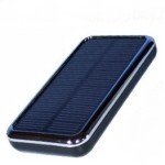 ソーラーチャージャー スマホ用充電器　ChargerImpact・Solar3500　ブラック　3500mAh