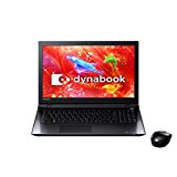 東芝 ノートパソコン dynabook T75プレシャスブラック(WIN8.1Update 64Bit/i7-5500U/8GB/ブルーレイディスクドライブ/15.6型/Office Home & Business Premium搭載) PT75RBP-HHA