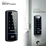 【SHS-1321(ブラック)】SAMSUNG SMARTデジタルドアロック [日本語説明書付] サムスン