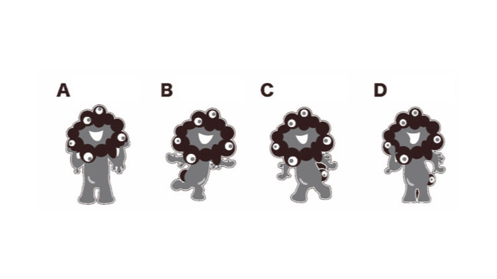 アクキー、ピンバッジ、ボールペン、付箋など、黒ミャクミャクの新商品