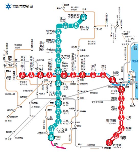s-京都市営路線図