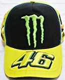 MONSTER ENERGY（モンスターエナジー）V.ロッシ #46 キャップ 帽子 ［並行輸入品］ "MOTO.GP"モデル リストバンド 付き