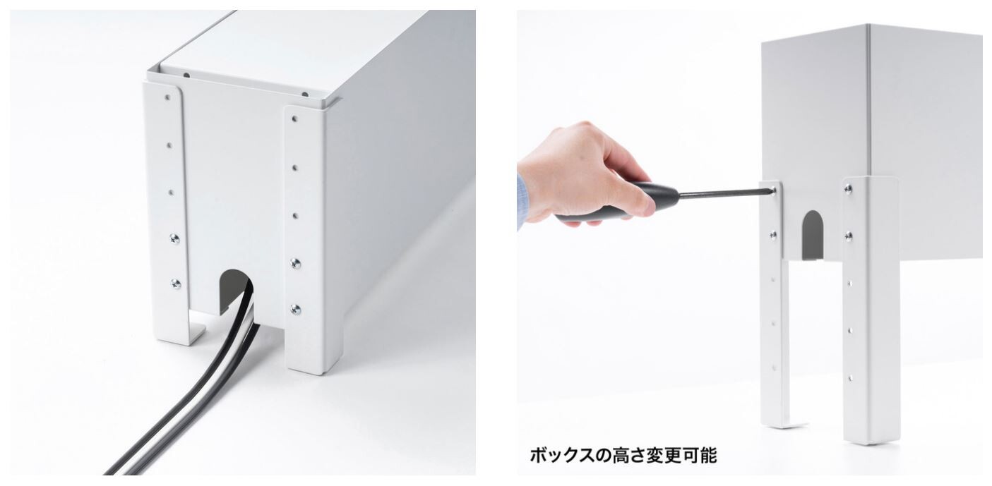 デスク下のケーブルやタップをスッキリ収納!ケーブル&タップ デスク下のケーブルやタップをスッキリ収納!ケーブル&タップ