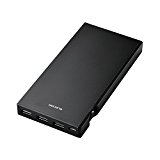 ELECOM モバイルバッテリー iPhone6s/6s Plus対応 まとめて充電対応 9000mAh 4.5A 3ポート ブラック DE-M01L-9045BK