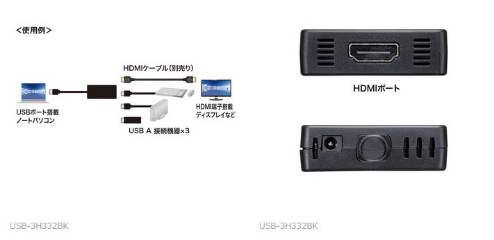 映像出力が可能なUSB3.2Gen1搭載！ドッキングステーション「USB