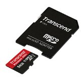 【Amazon.co.jp限定】Transcend microSDXCカード 64GB Class10 UHS-I対応 400× (無期限保証) TS64GUSDU1PE (FFP)