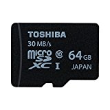 東芝 microSDXC 64GB Class10 UHS-I 防水 耐X線 TOSHIBA 海外パッケージ