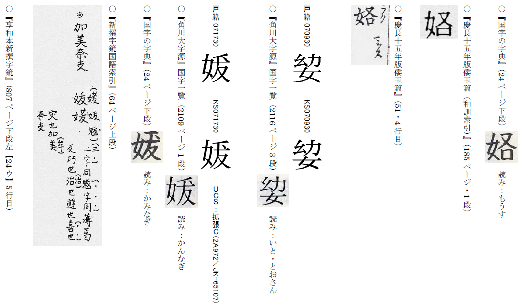 幼 女 をはじめとする 角川大字源 に見られた謎の国字群について ウェブロギスティック雑記