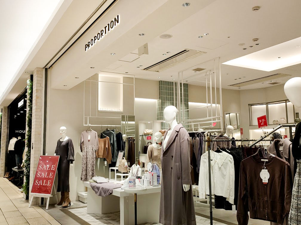 高崎モントレー コンコース階にあるレディースアパレルブランド Proportion 高崎モントレー店 プロポーション が閉店するらしい たかさき通信 群馬県高崎市の地域情報サイト