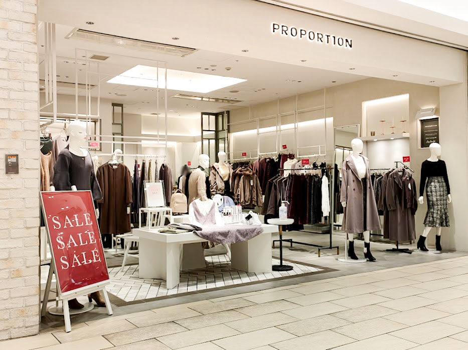 高崎モントレー コンコース階にあるレディースアパレルブランド Proportion 高崎モントレー店 プロポーション が閉店するらしい たかさき通信 群馬県高崎市の地域情報サイト