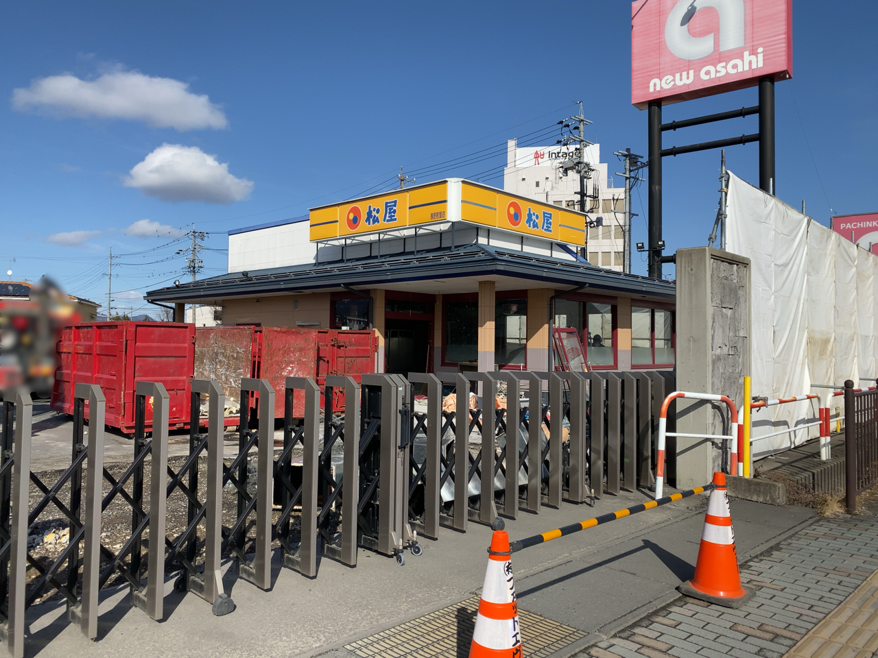稲葉にあった牛丼チェーン 松屋 長野若里店 が閉店してる ながの通信 長野県長野市の地域情報サイト
