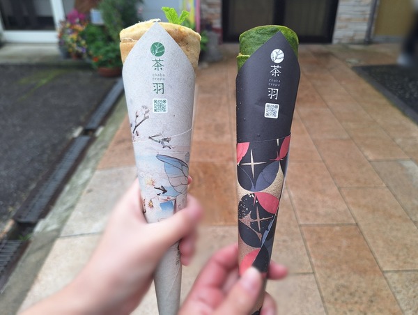 茶羽クレープ食レポ7