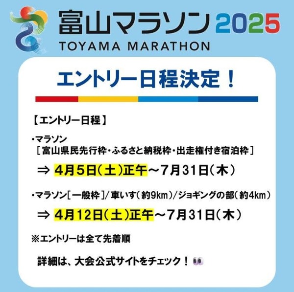 富山マラソン1