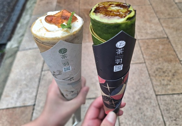 茶羽クレープ食レポ8