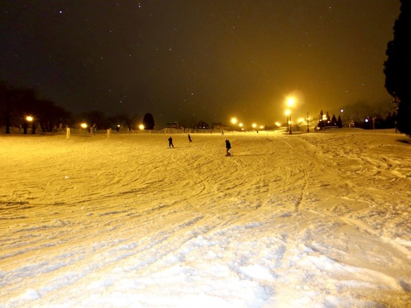 あわすのスキー場花火2