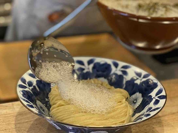 生ハムと魯山人つけ麺