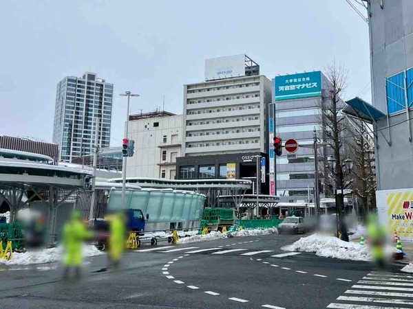 新潟駅前信号機