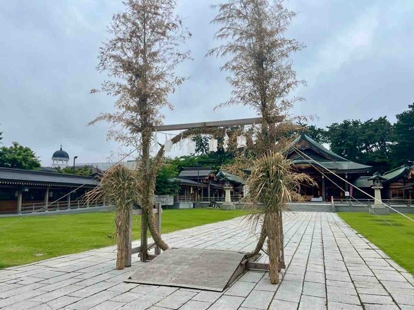 新潟縣護国神社 茅の輪