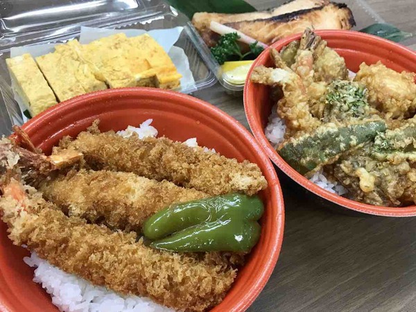 テイクアウトしてみた 北区松浜東町にある 和風レストラン 奥次郎 で エビフライ丼 天丼 鮭味噌漬け焼き お持ち帰りして食べてみた にいがた通信 新潟県新潟市の地域情報サイト