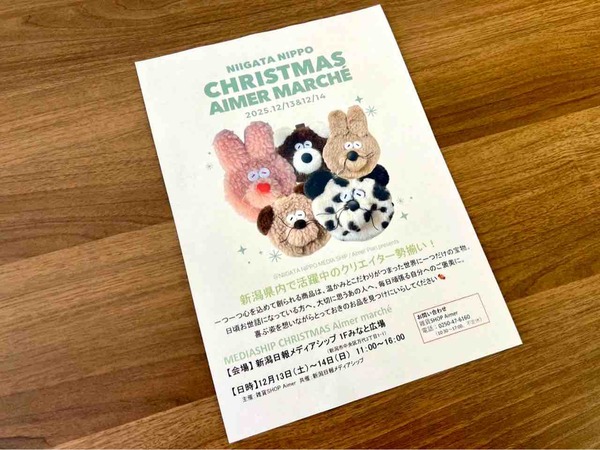 NIIGATA NIPPO×Christmas Aimer marché