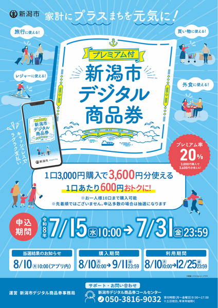 新潟市デジタル商品券