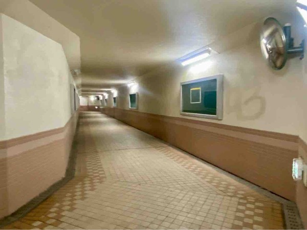 海老ケ瀬の地下道