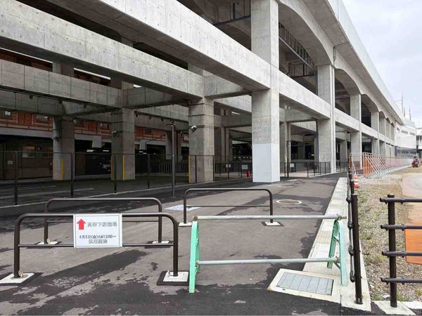 新潟駅 東側高架下