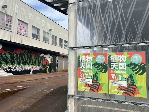 植物天国 in 白山市場