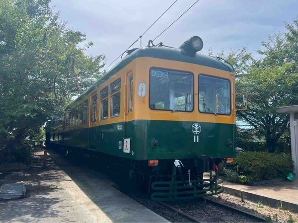 かぼちゃ電車修復完了記念式典
